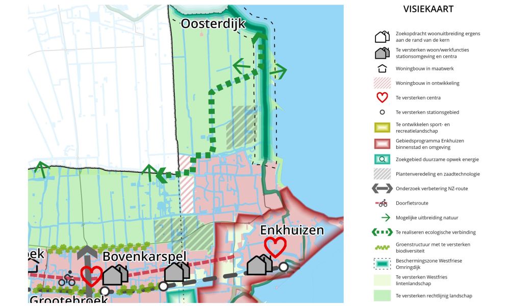 visiekaart overige kernen Oosterdijk